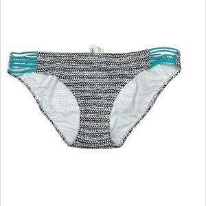 Hot Water black and white swim bikini bottoms size large